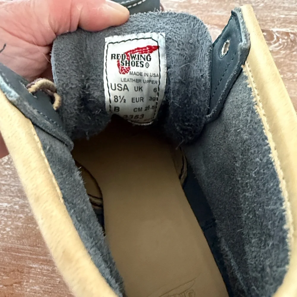 Red Wing Women's Short Boot in Indigo Leather size 8.5 women - Picture 3 of 10